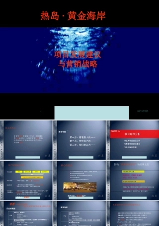 大连市热岛黄金海岸项目发展建议与营销策略方案--jionns
