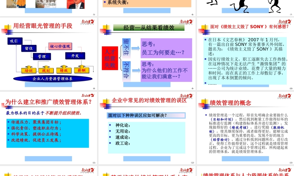 基于战略的绩效管理实务