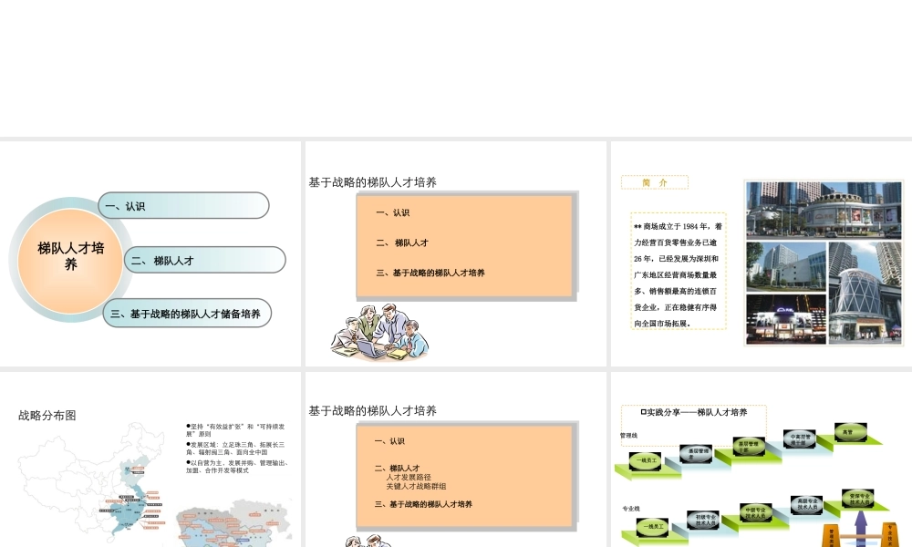 基于战略的梯队人才培养