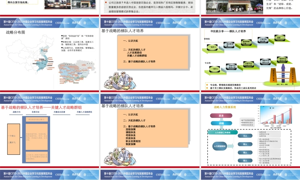基于战略的梯队人才培养教材