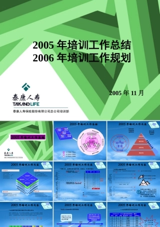 培训工作总结与规划