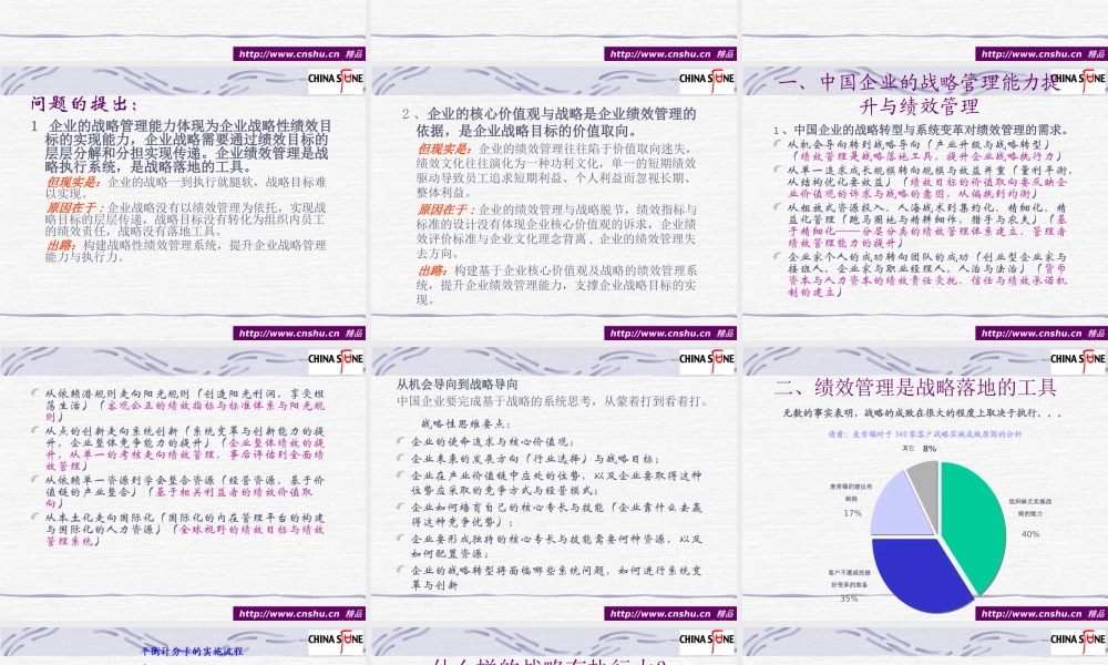 基于战略绩效管理系统的构建