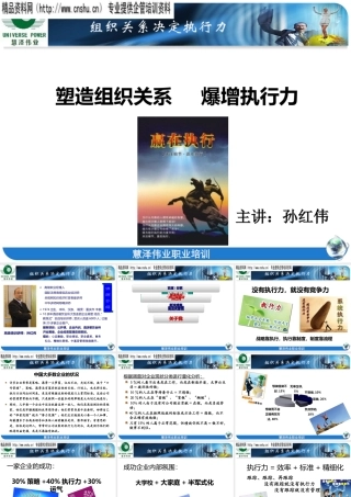 孙红伟-组织关系决定执行力