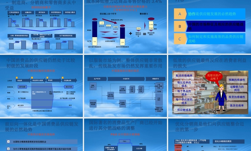 培训讲义：协作的竞争力－创新的供应链战略