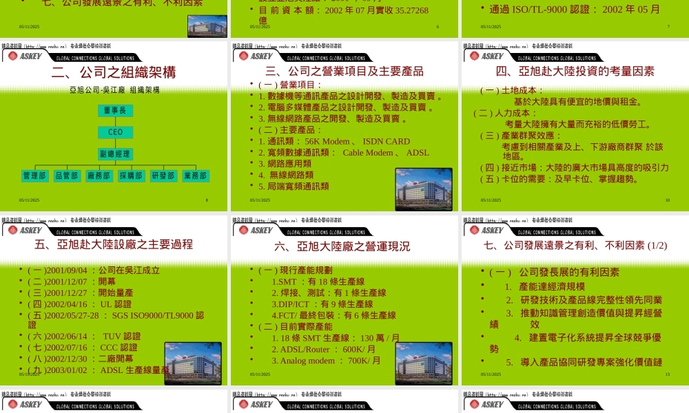 大陆企业经营策略研究报告概述