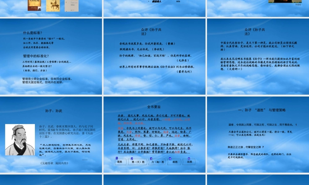 孙子兵法与管理策略