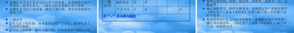 培训课件固定资产管理制度讲义