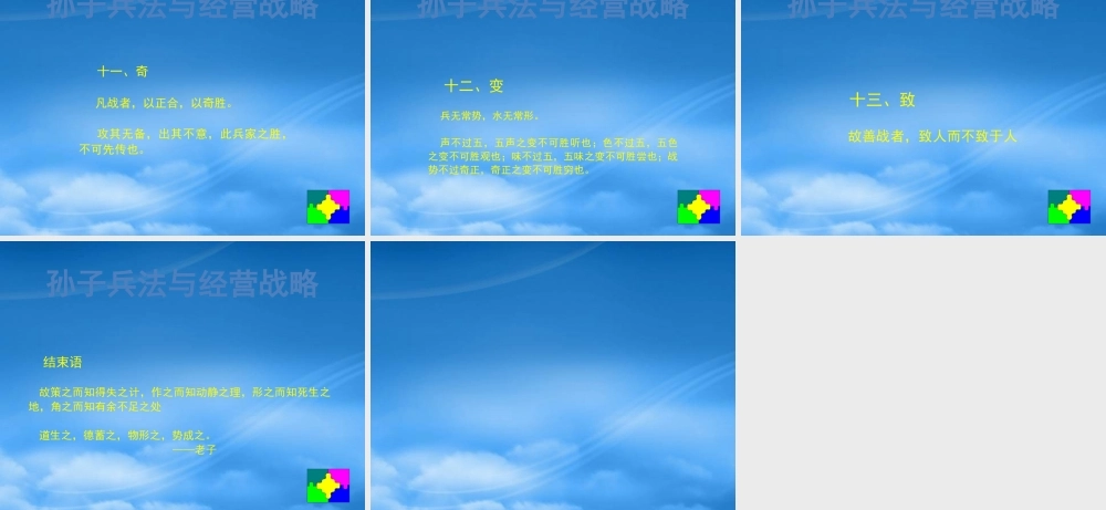 孙子兵法与经营战略