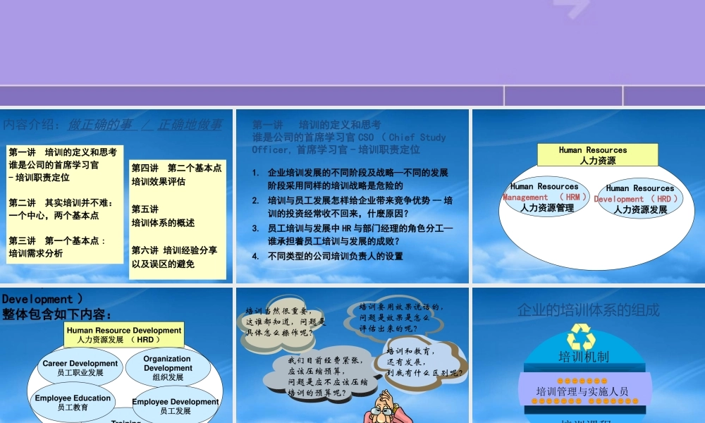 培训年度规划和培训体系建立(张晓彤)