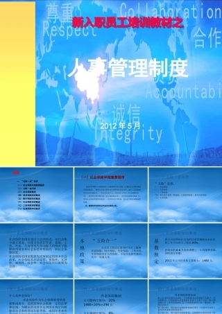 培训——人事管理制度