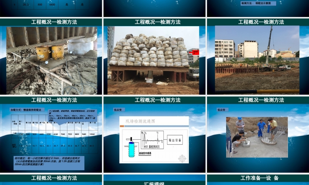 基桩检测项目汇报