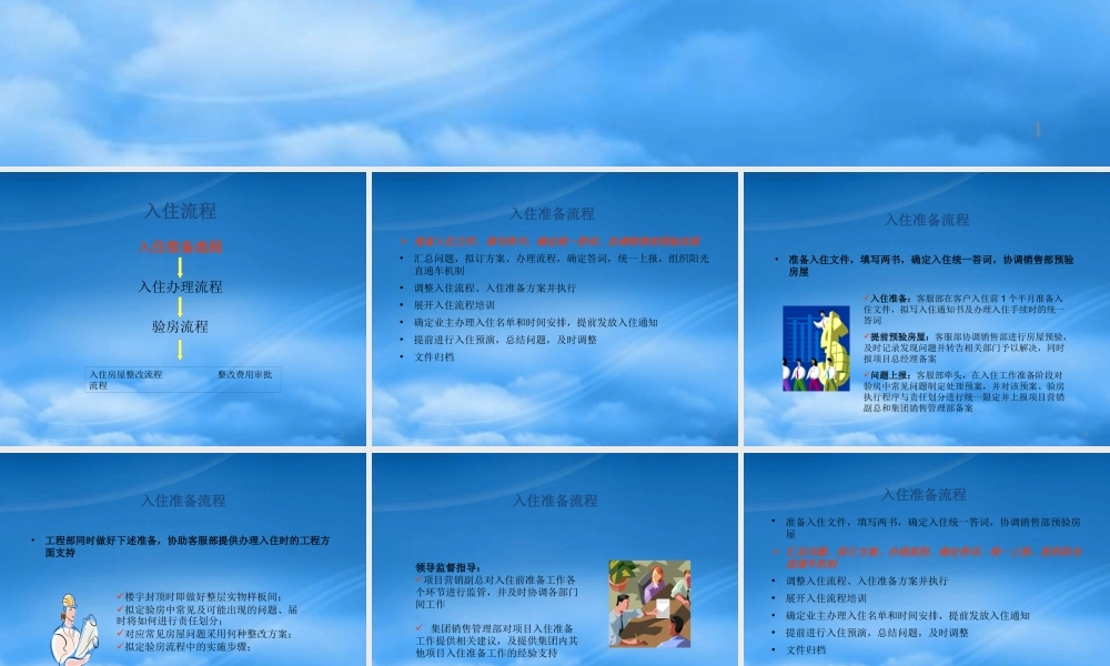 培训——入住流程