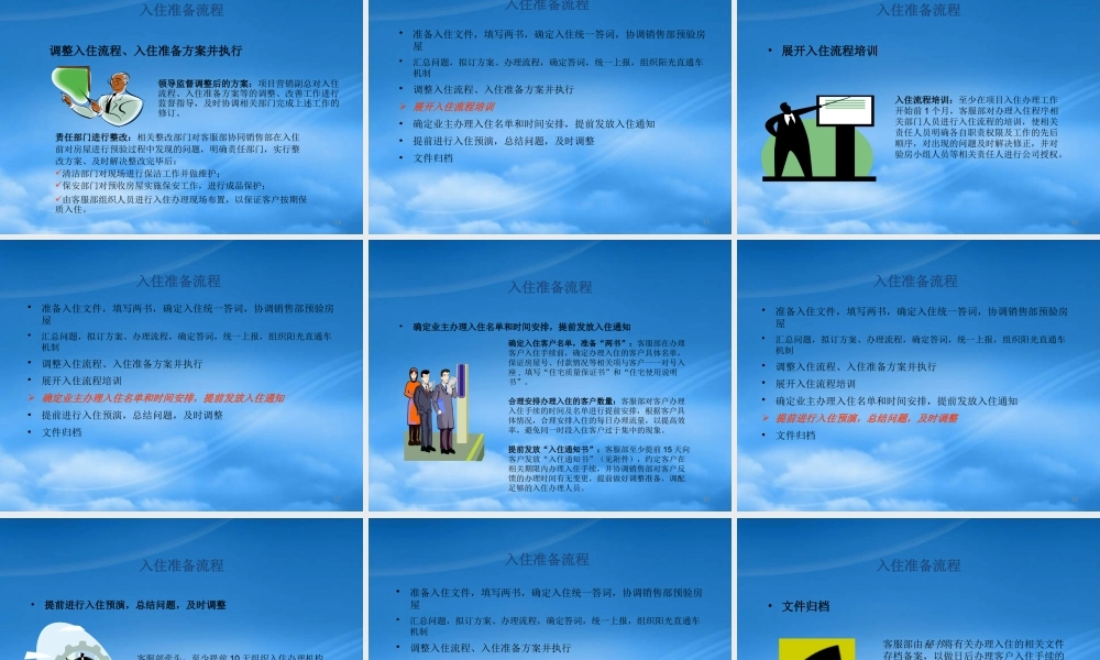 培训——入住流程