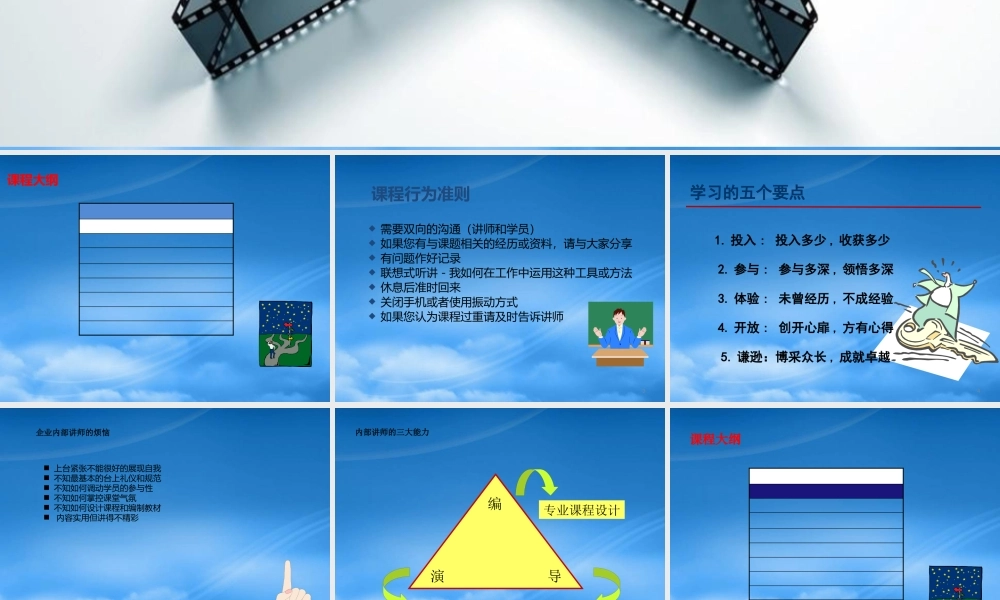 培训师TTT实务训练与专业价值提升培训课程