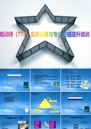培训师TTT实务训练与专业价值提升培训课程