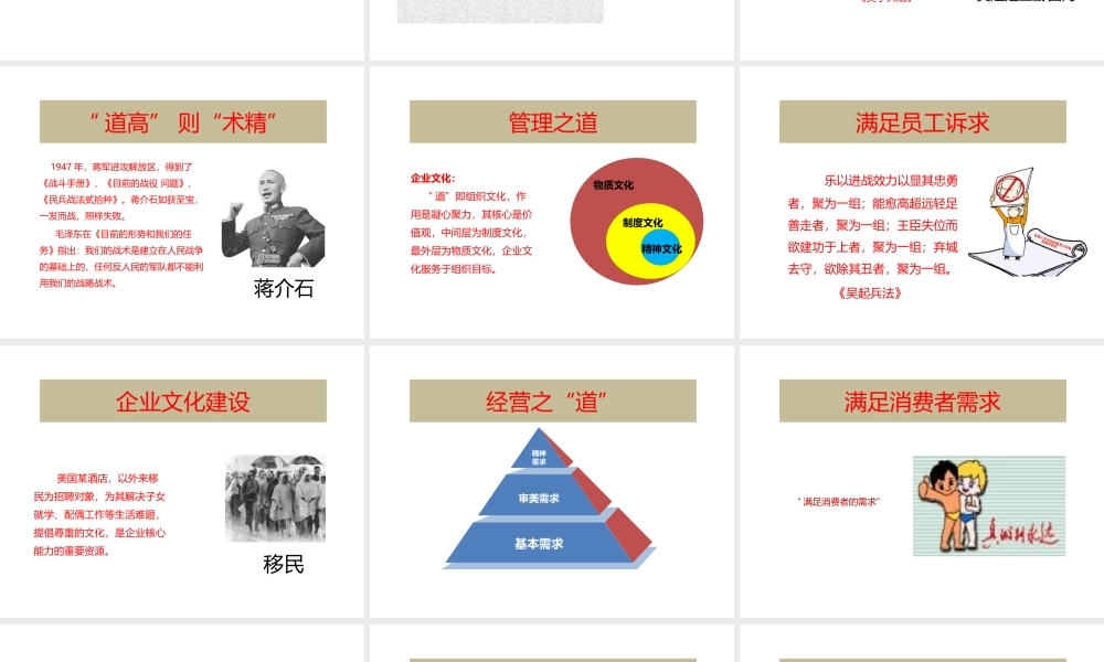 孙子兵法与企业管理培训课件