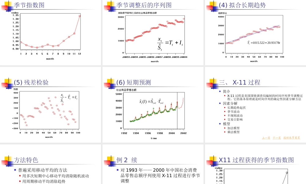 季节性时间序列模型
