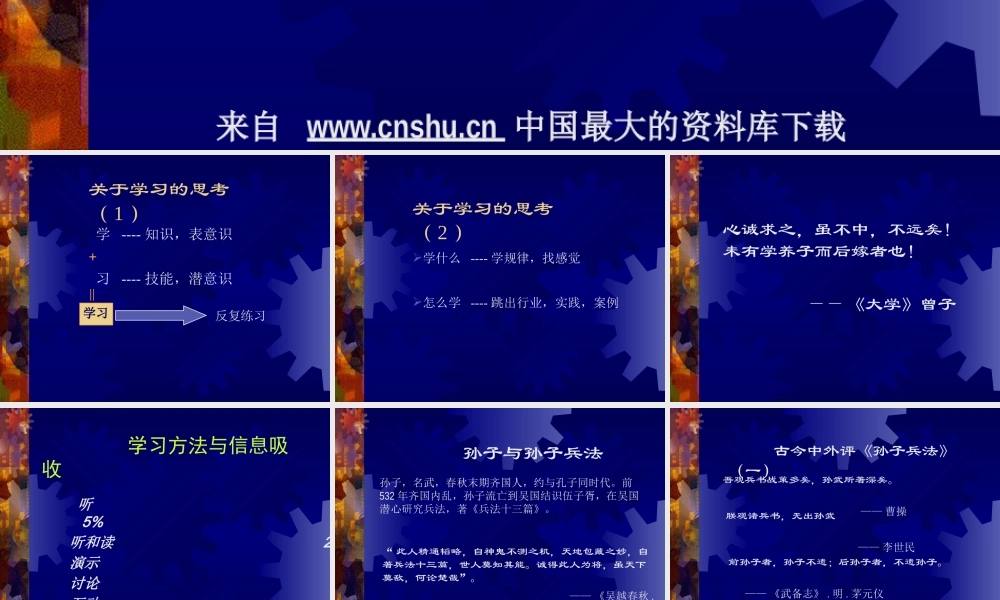 孙子兵法与企业经营谋略(ppt 112)