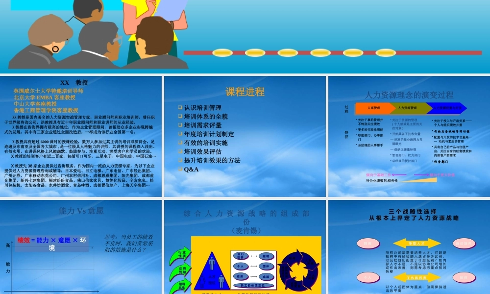 培训体系构建与年度培训计划制定