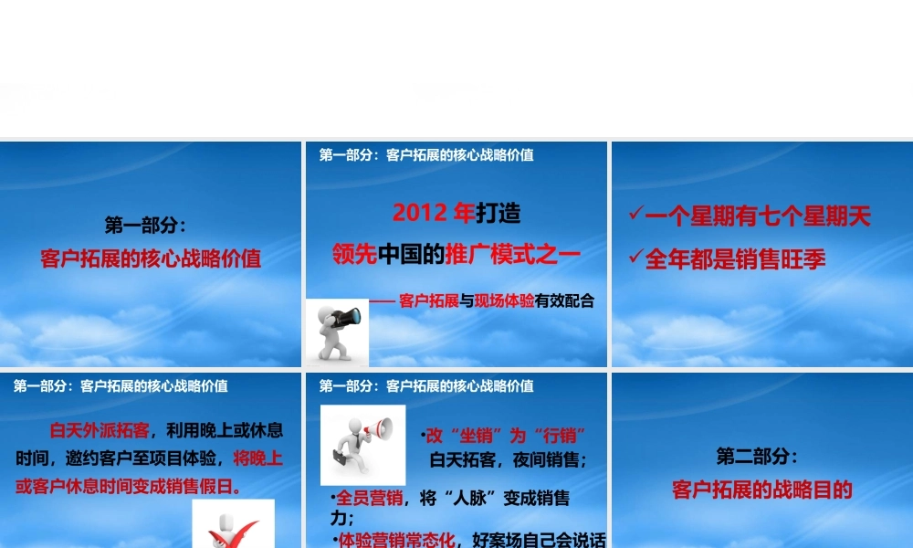 培训拓展战略管理与战术方式开展拓展工作管理
