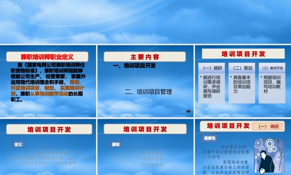 培训项目开发与管理(最终版)