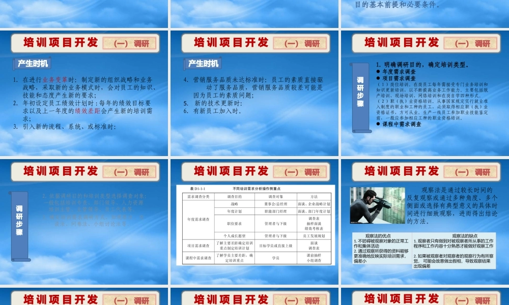 培训项目开发与管理(最终版)