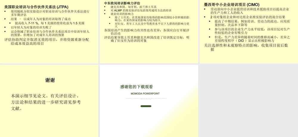 培训项目评估(ppt 17页)7