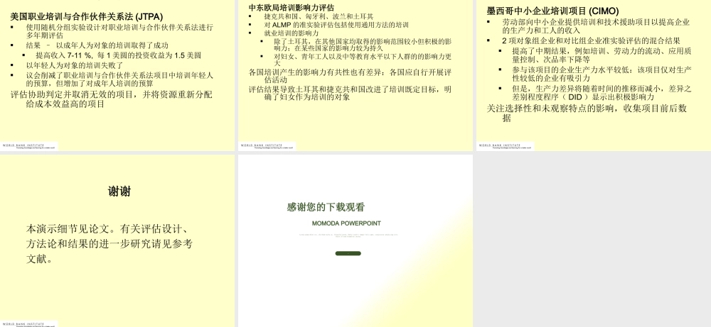 培训项目评估