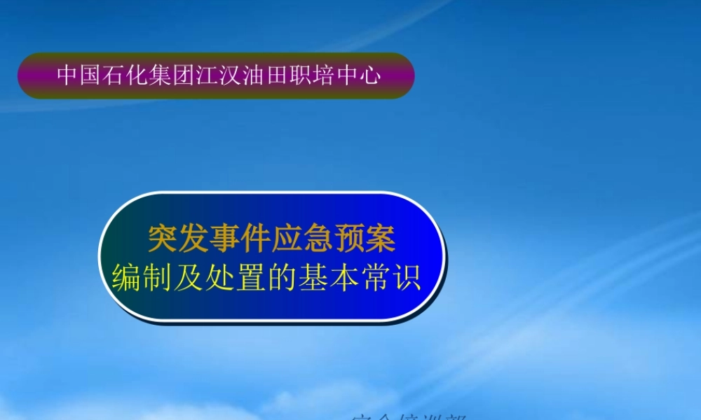 境外公共安全应急预案