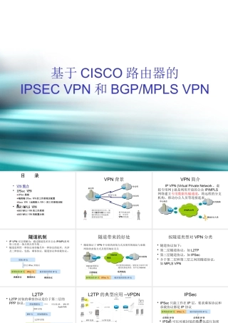 基于CISCO路由器的IPSEC_VPN和BGPMPLS_VPN