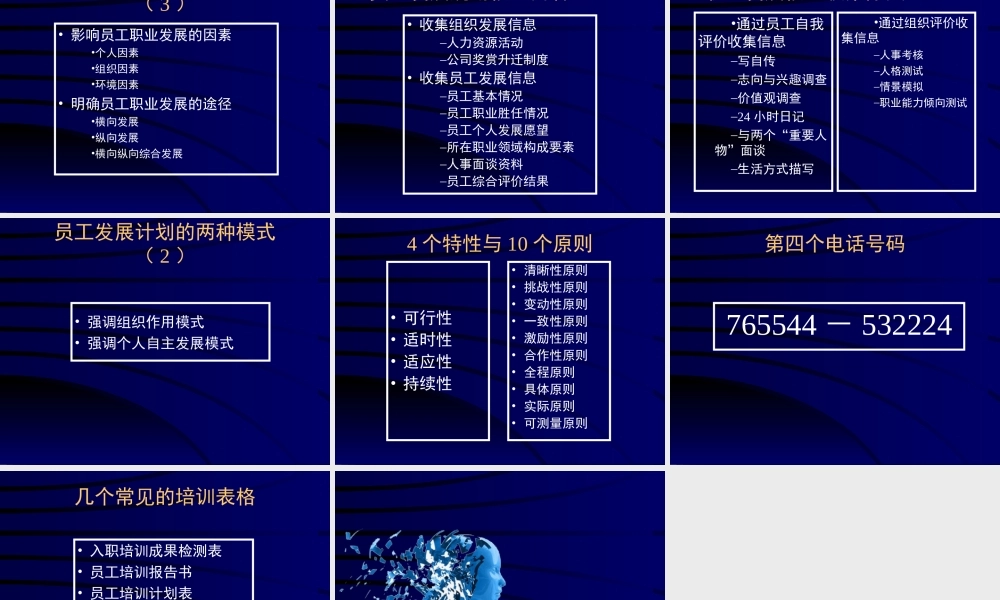 培训制度与开发管理讲义