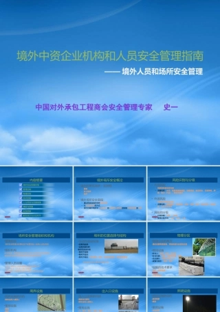 境外中资企业机构和人员安全管理指南