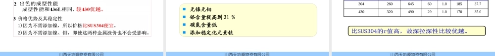 太钢不锈钢产品介绍