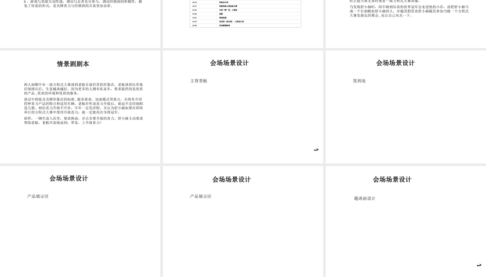 壳牌喜力升级全国巡展策划案