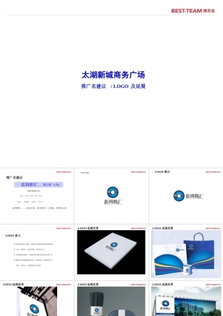 太湖新城商务广场推广名建议logo及延展