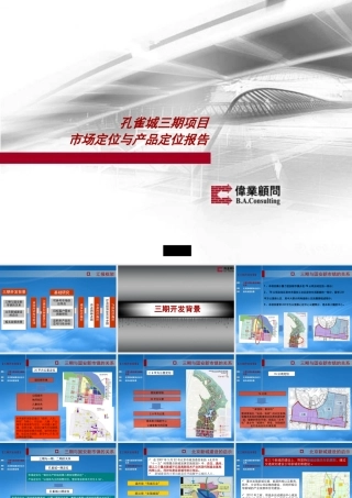 孔雀城三期项目市场定位与产品定位报告