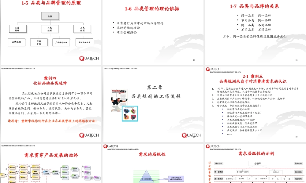 夸克王磊品类规划与品牌管理