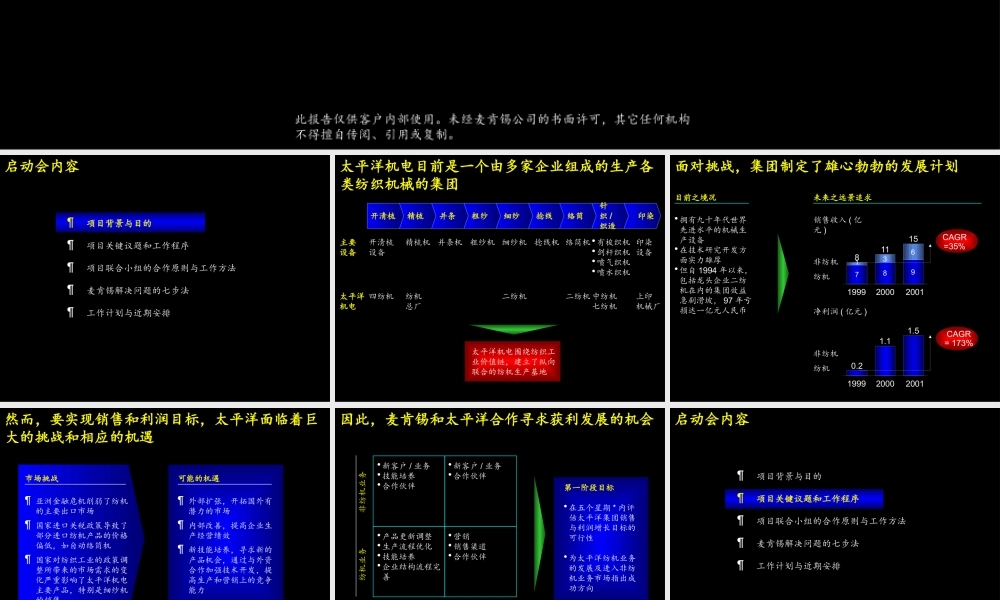 太平洋电机集团诊断启动会文件