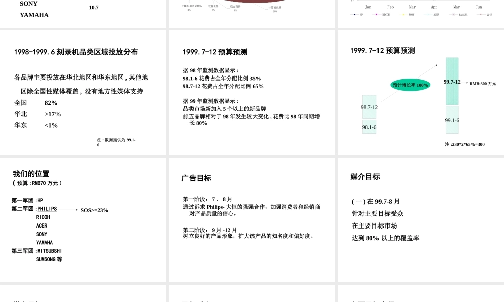 媒介策划_PHILIPS刻录机媒介计划