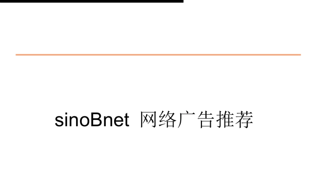 媒介策划_sinobnetinternet