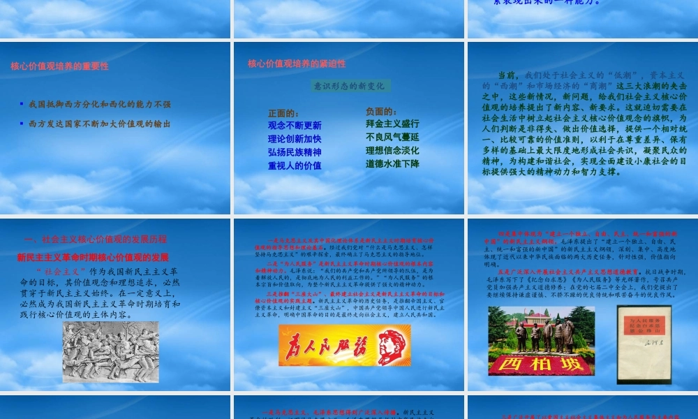 培育和践行社会主义核心价值观课件