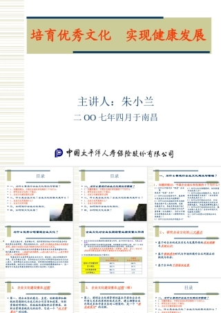 培育优秀文化实现健康发展