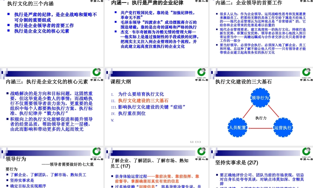 培育执行文化,打造核心能力(胡旭升)