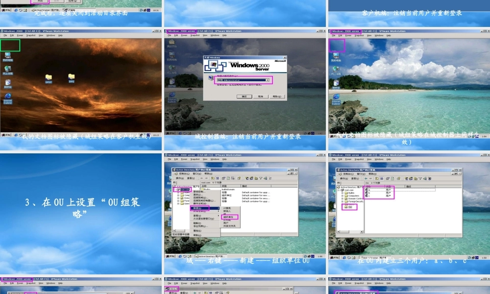 域组策略的实施