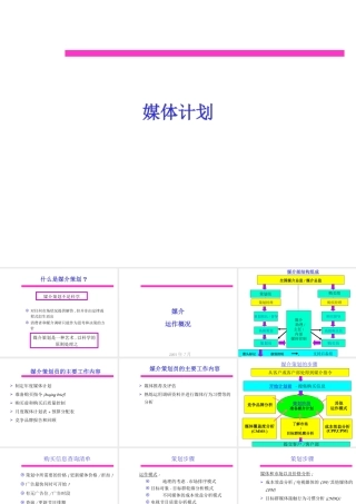 媒介策划的基本步骤