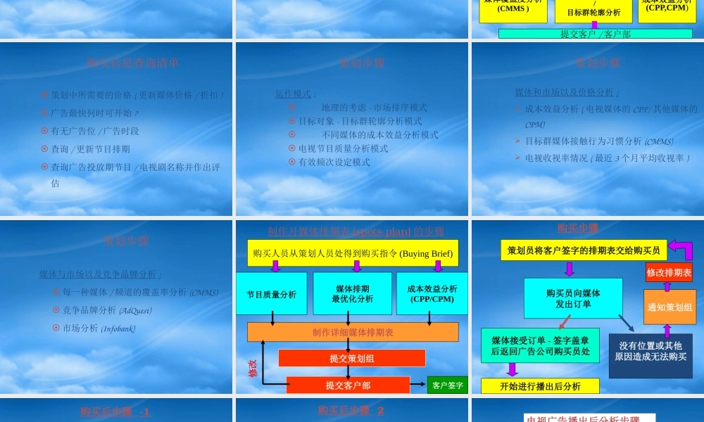 媒介策划的技巧与策略