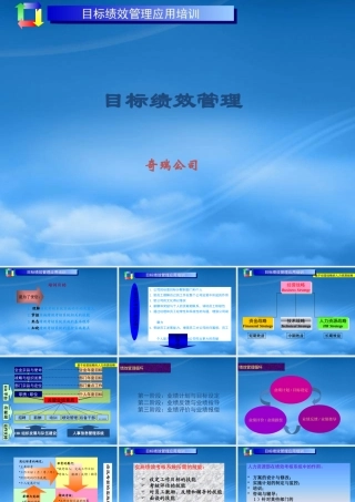 奇瑞公司目标绩效管理应用培训--目标绩效管理PPT93页
