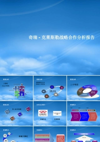 奇瑞克莱斯勒战略合作分析报告