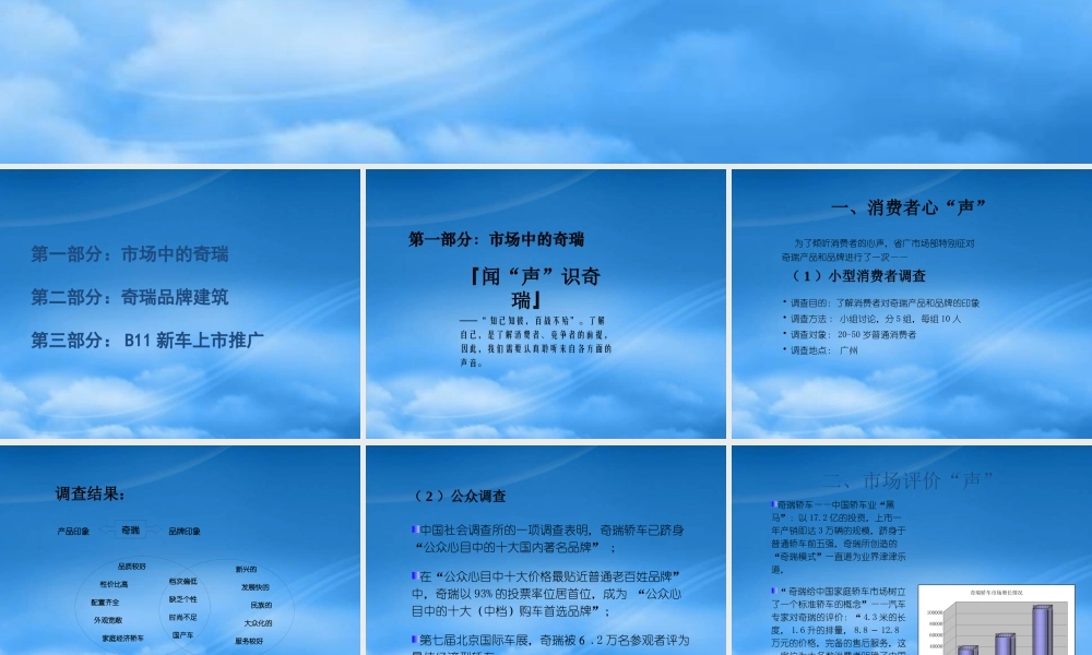 奇瑞品牌提升策略研讨