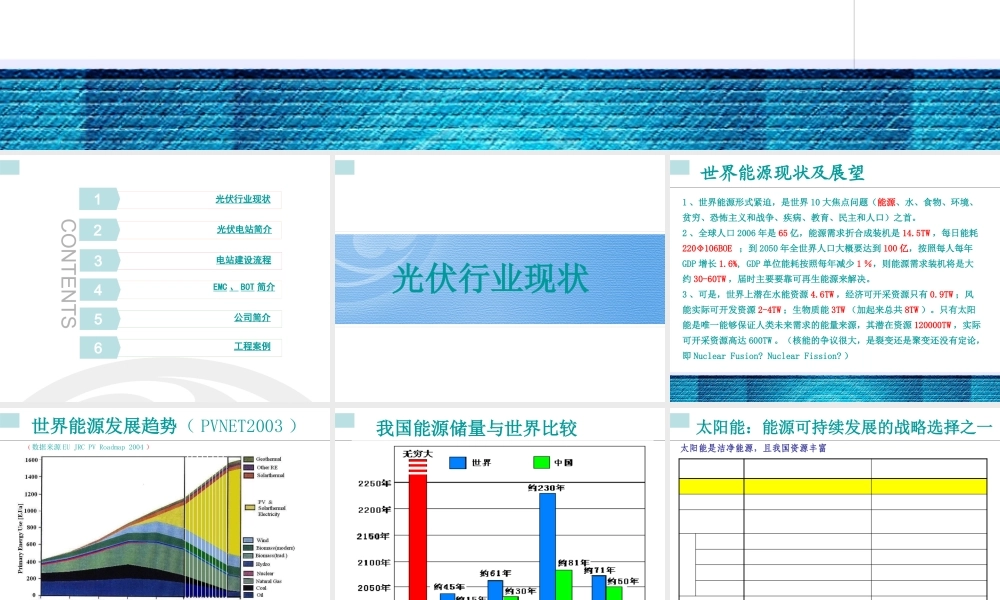太阳能光伏发电行业分析__安徽利奇环保科技有限公司
